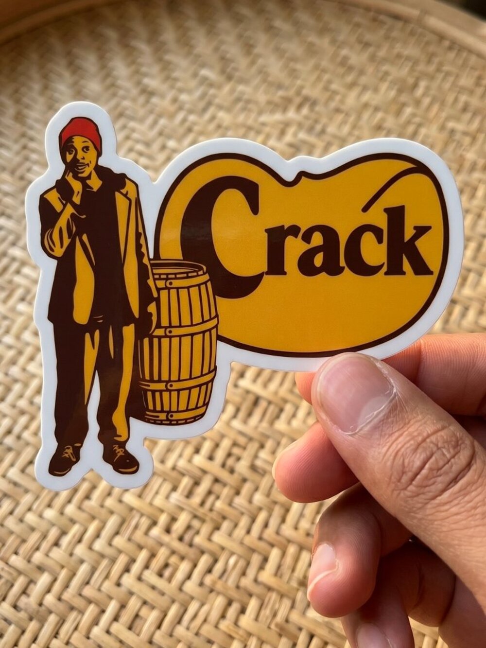 Crack Barrel Sticker - Picture 1 of 5